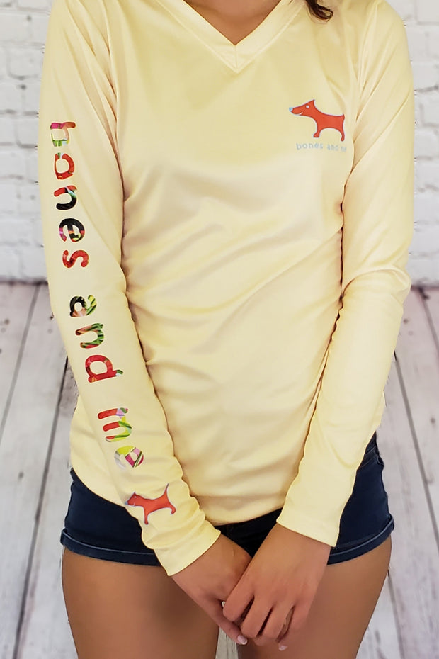 bones and me  sun shirt