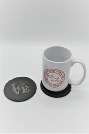 Set of 4 CHOW CHOW RESCUE Engraved Coasters