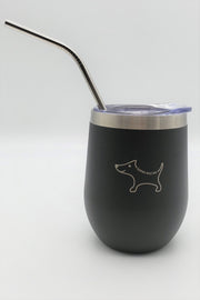 Dallas Dog - 12oz Drink Tumbler (8 colors)