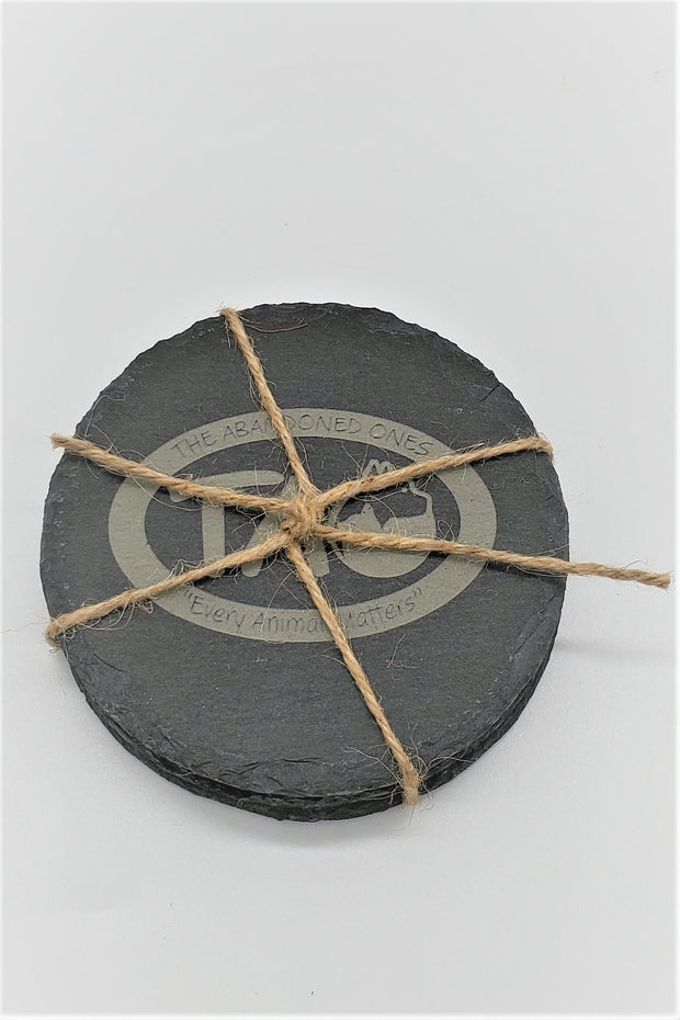 Set of 4 TAO Engraved Coasters