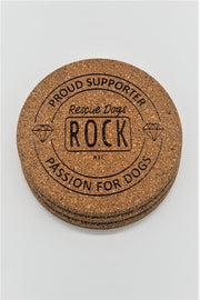 Set of 4 RDR Cork Coasters