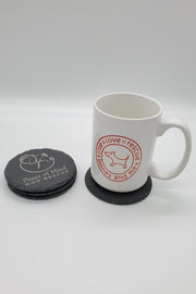 Set of 4 POMDR Engraved Coasters