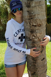Certified Rescue Mom Sun Shirt - Ladies