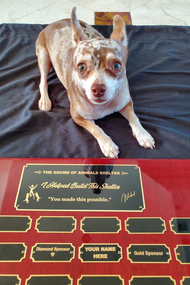 DIAMOND SPONSOR PLAQUE (The Sound of Animals)