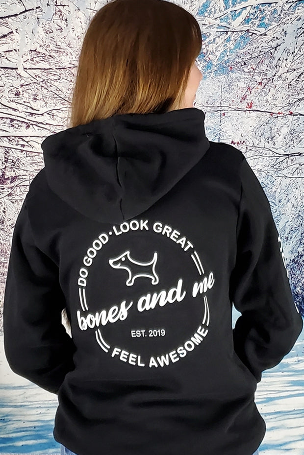 Coziest Do Good Fleece Hoodie - black