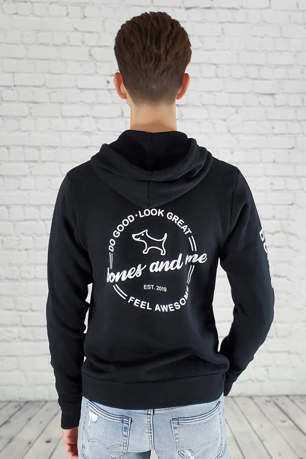 Coziest Do Good Fleece Hoodie - black