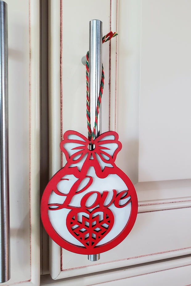 Set of 5 Christmas Ornaments