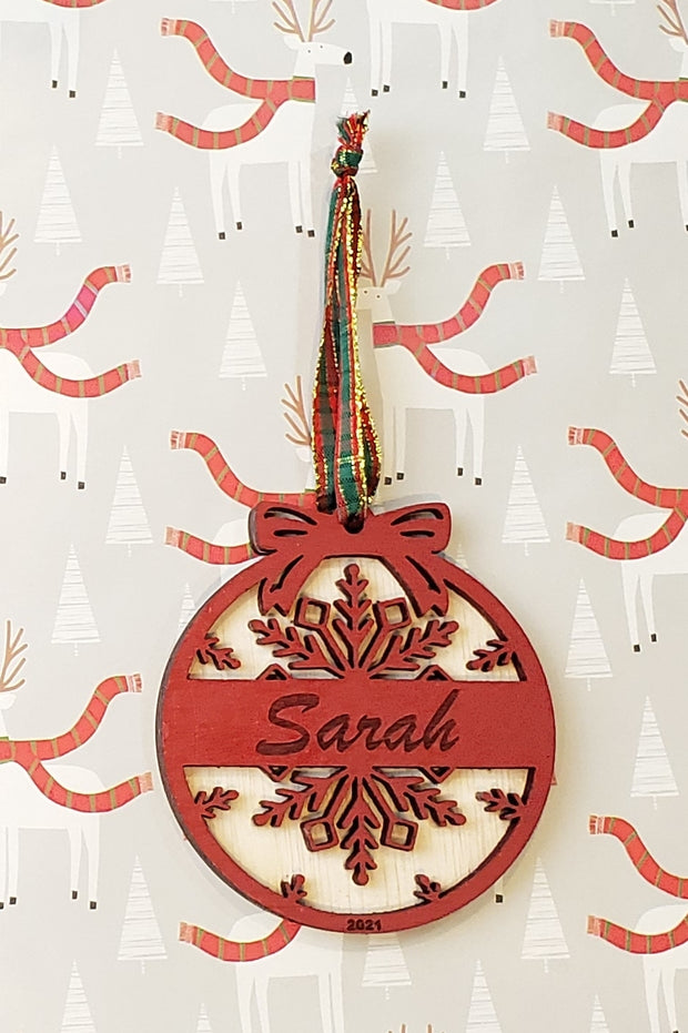 Custom Ornament - design 1 (5 colors)