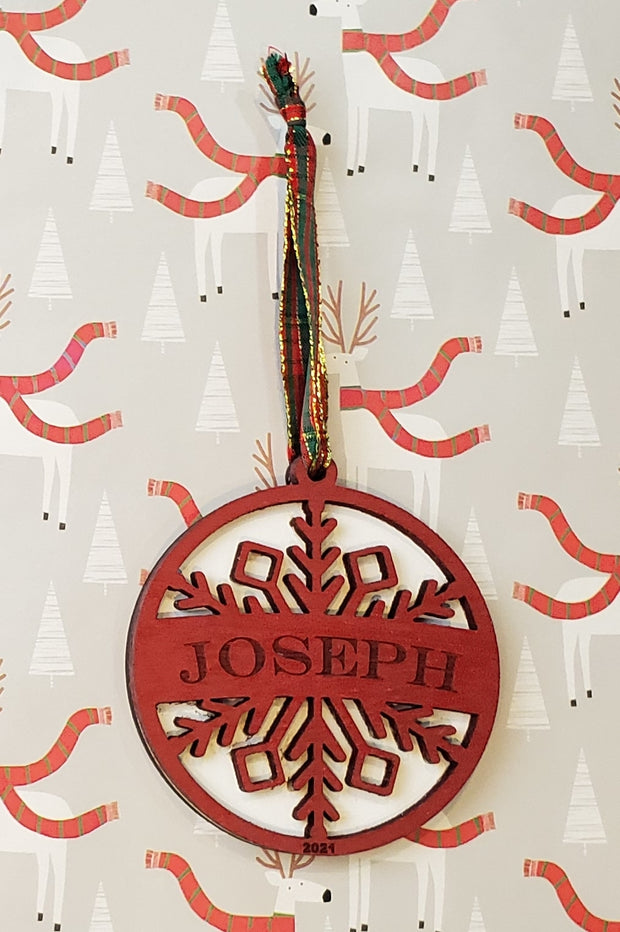 Custom Ornament - design 2 (5 colors)