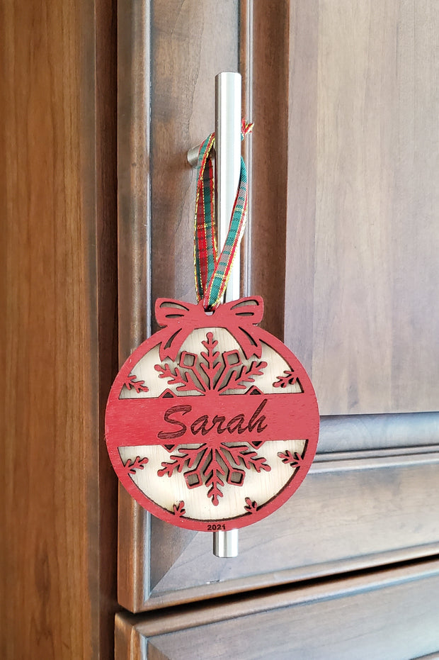 Custom Ornament - design 1 (5 colors)