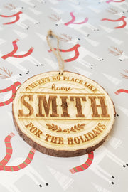 Natural Wood Custom Ornament