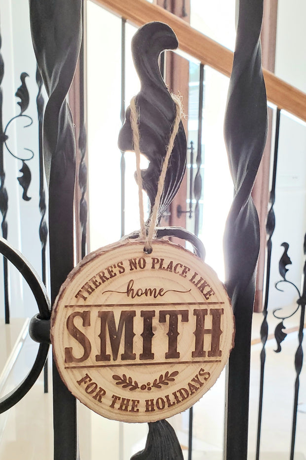 Natural Wood Custom Ornament