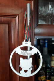 Custom Cat Ornament - (5 colors)