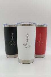 Six-Pack Doxie - 20oz Drink Tumblers (RWB)
