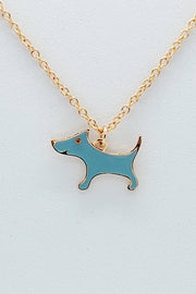 Signature Rose Gold Bracelet and Pendant Set (blue pendant)