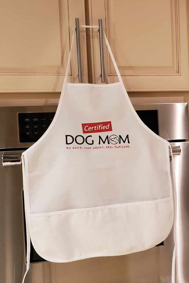 White Apron - Certified Dog Mom