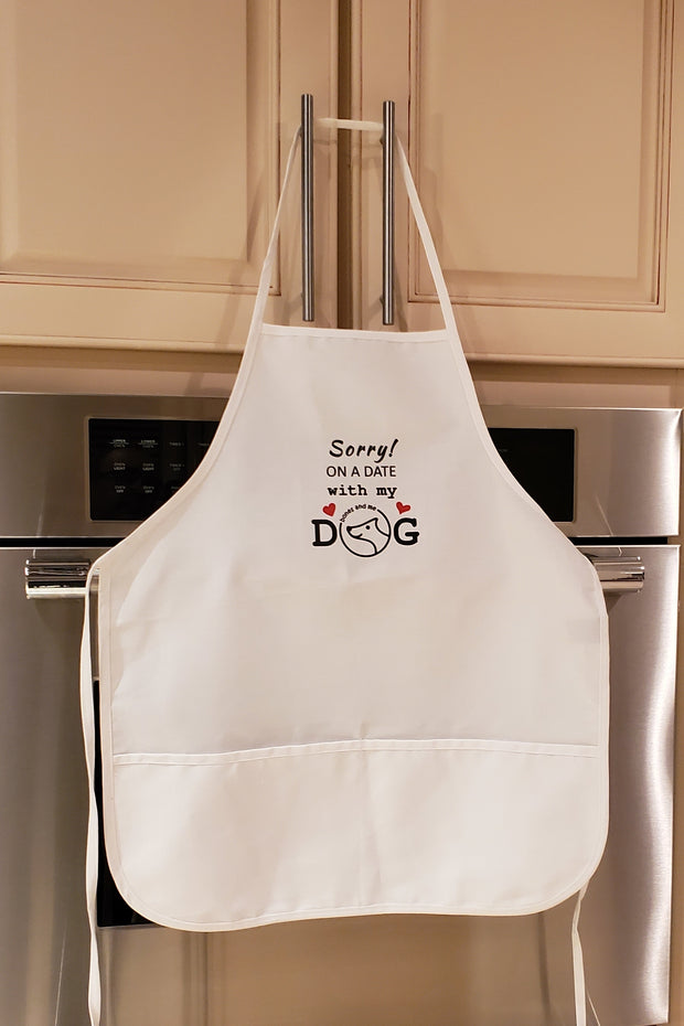 White Apron - Sorry! On a Date With My Dog