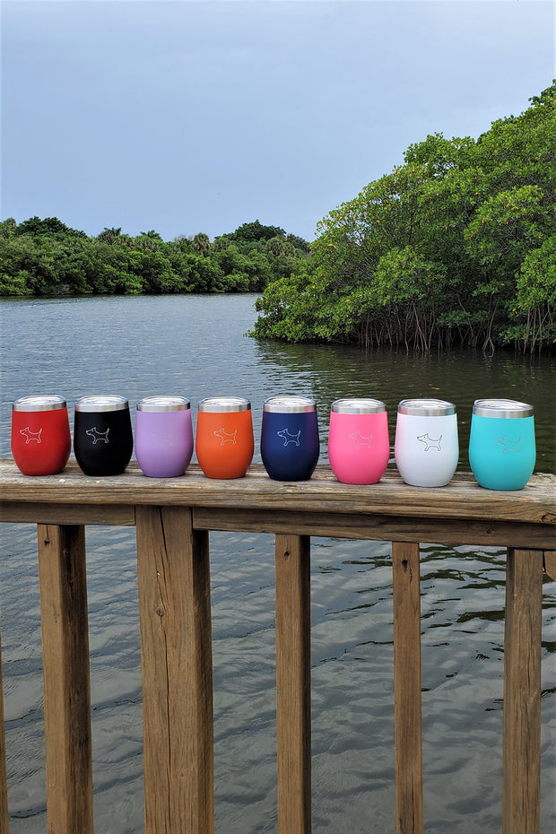 The Chi - 12oz Wine Tumbler (8 colors)