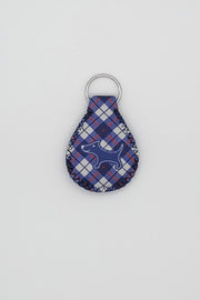 Plaid Neoprene Keychain